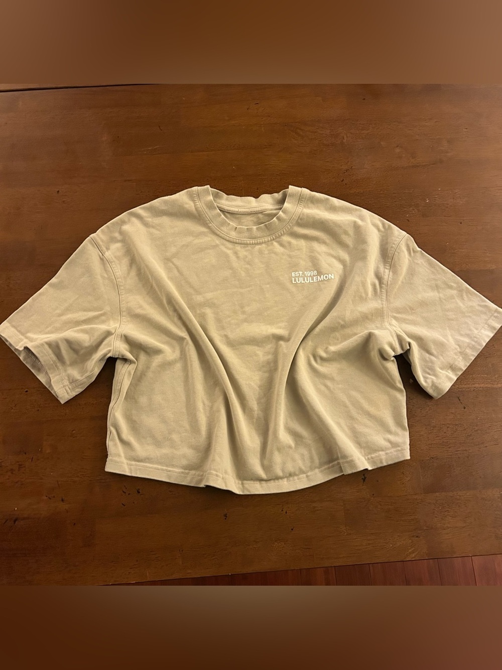 Lululemon heavyweight cotton tshirt